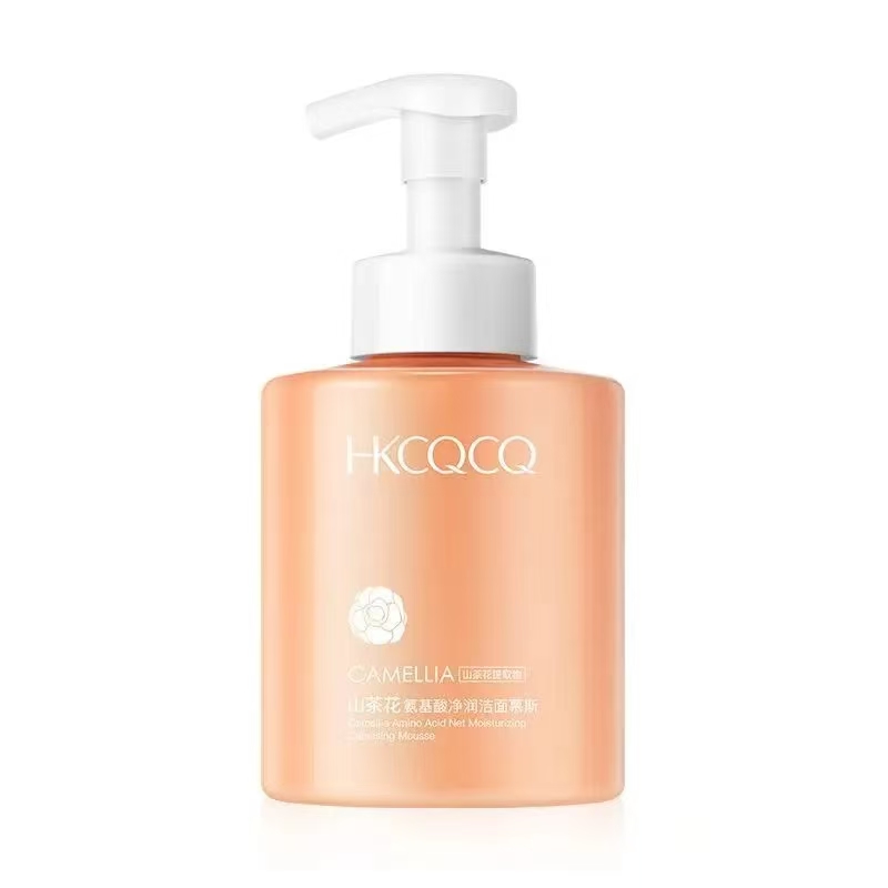 HKCQCQ山茶花氨基酸净润洁面慕斯